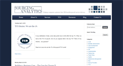 Desktop Screenshot of blog.sourcinganalytics.com